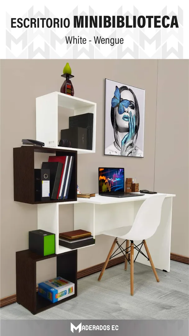 Escritorio - modelo Minibiblioteca