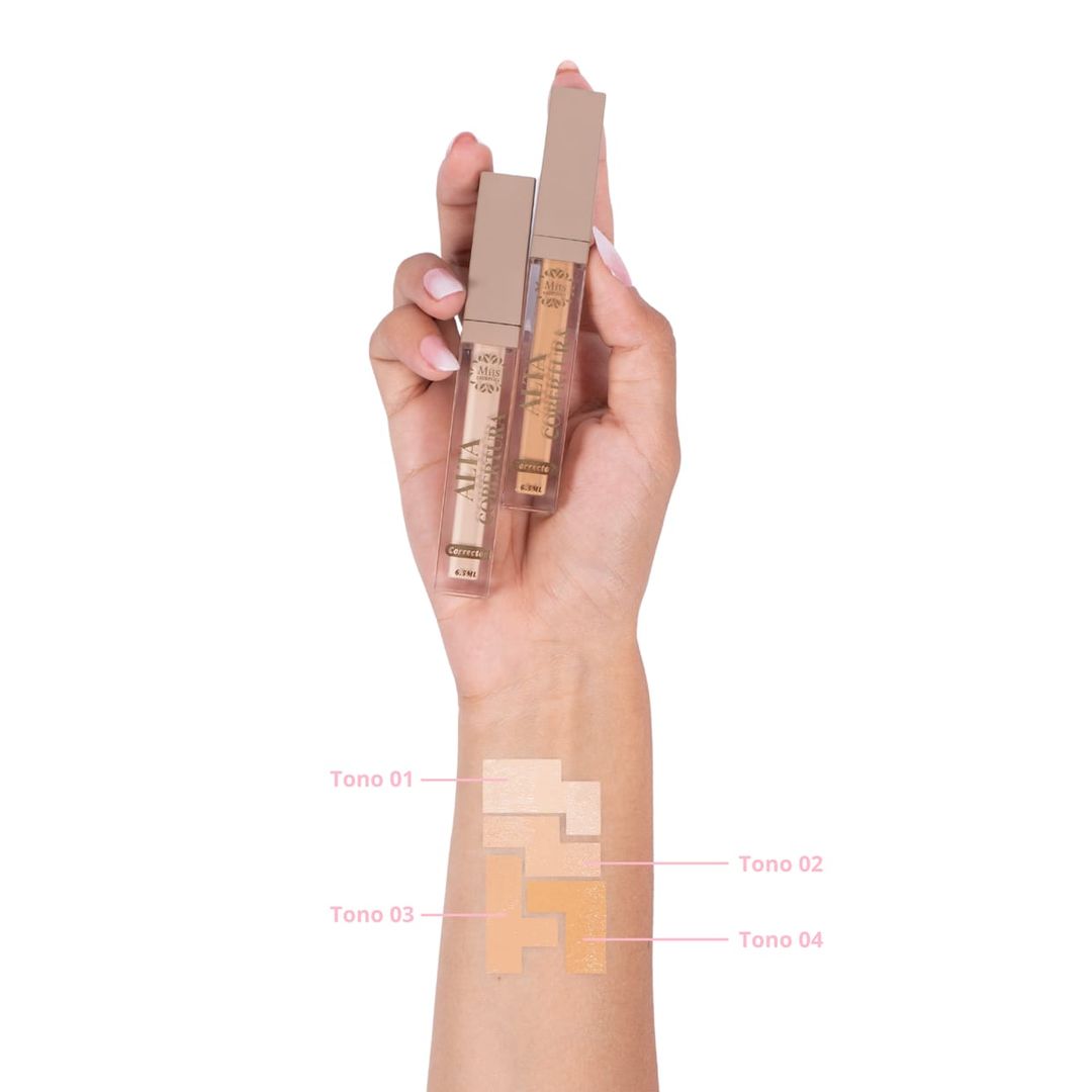 Corrector de alta cobertura