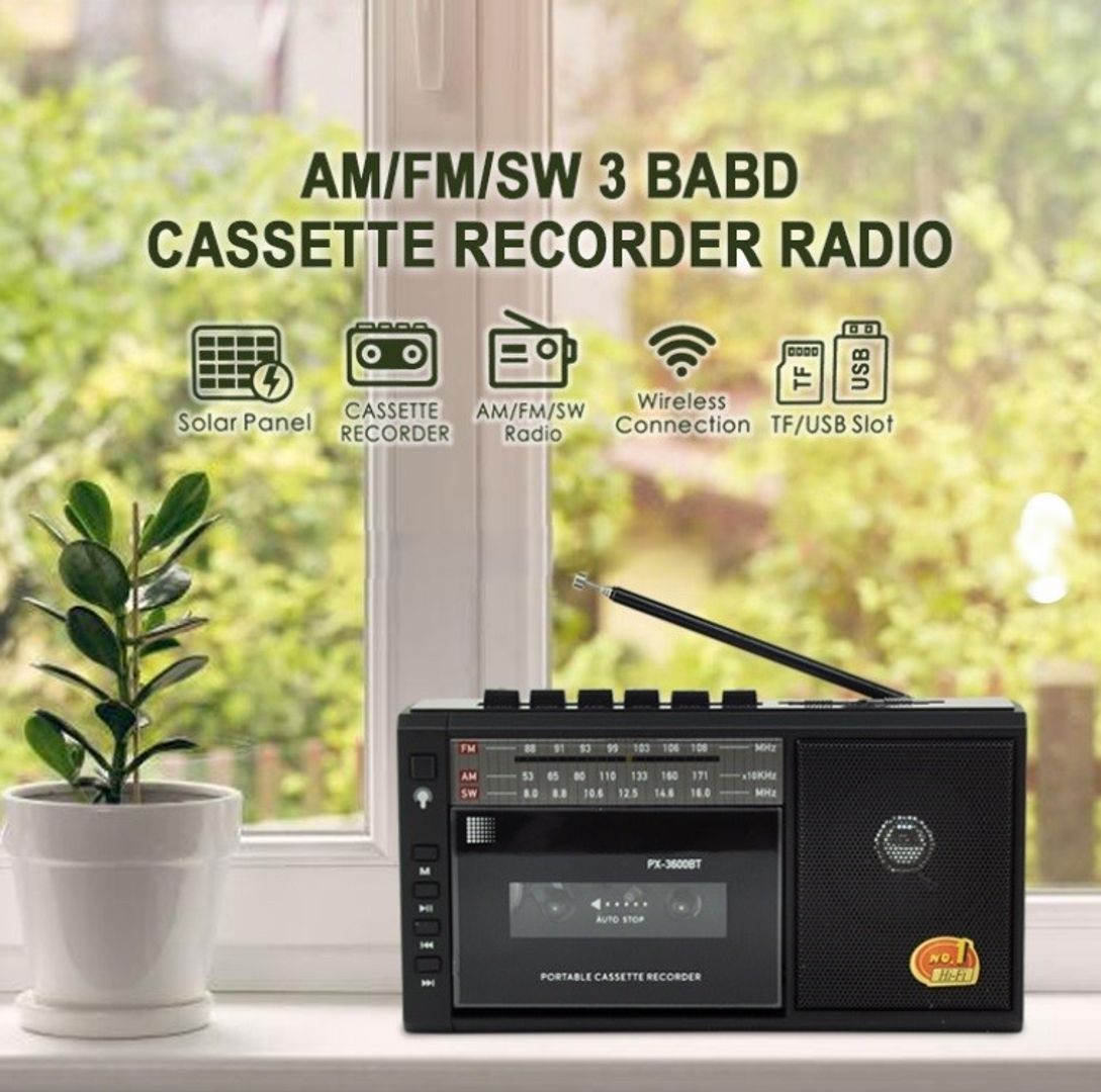 Radio PuXing PX-3500BT Casetera