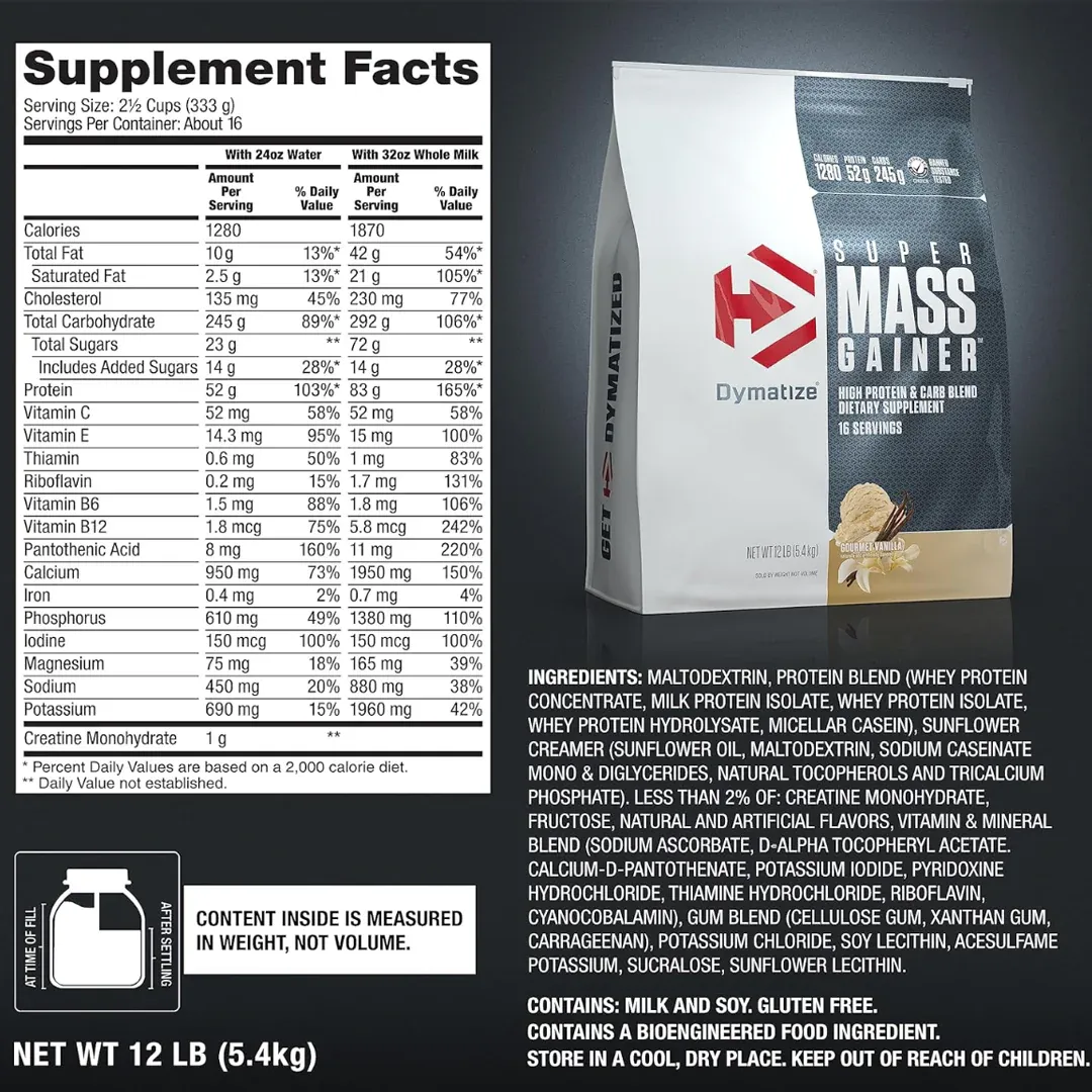 Super mass gainer 12 libras