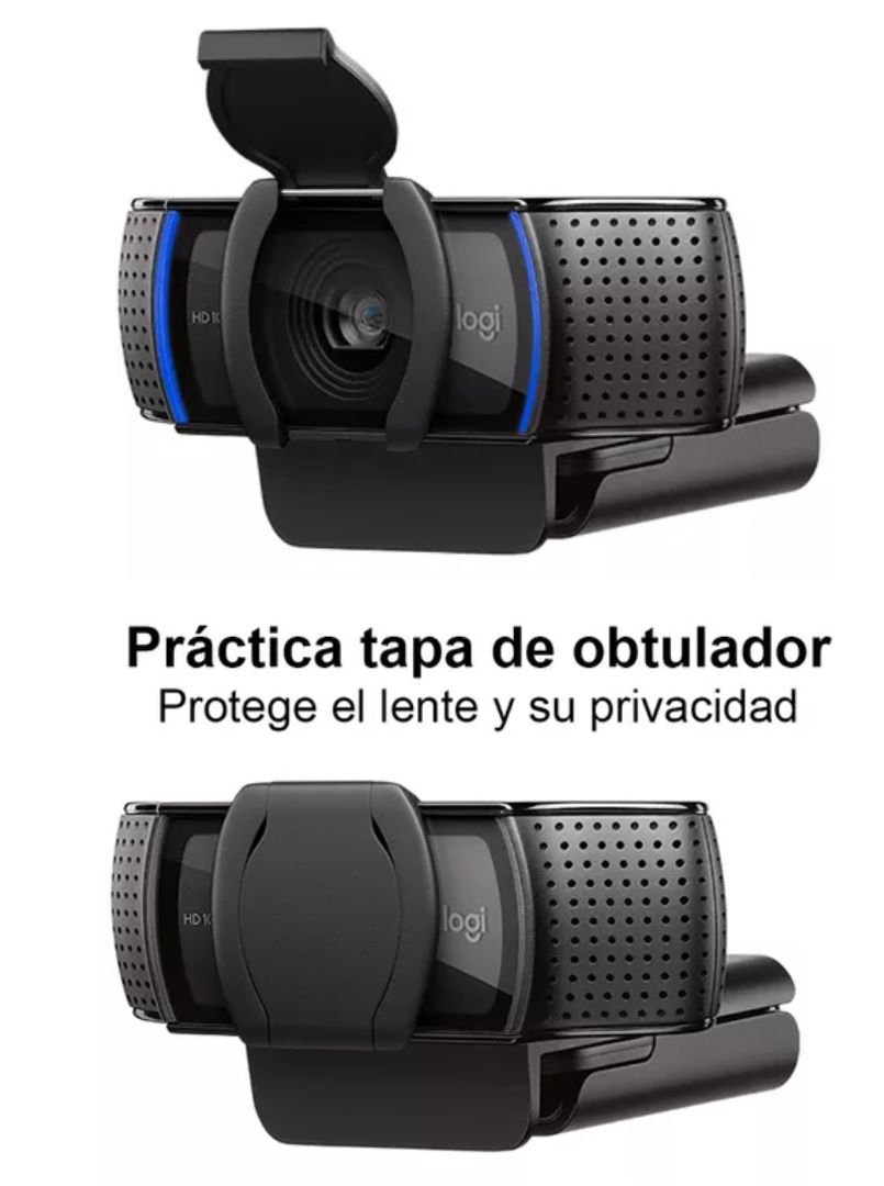 Cámara Web Logitech C920s Pro Full HD