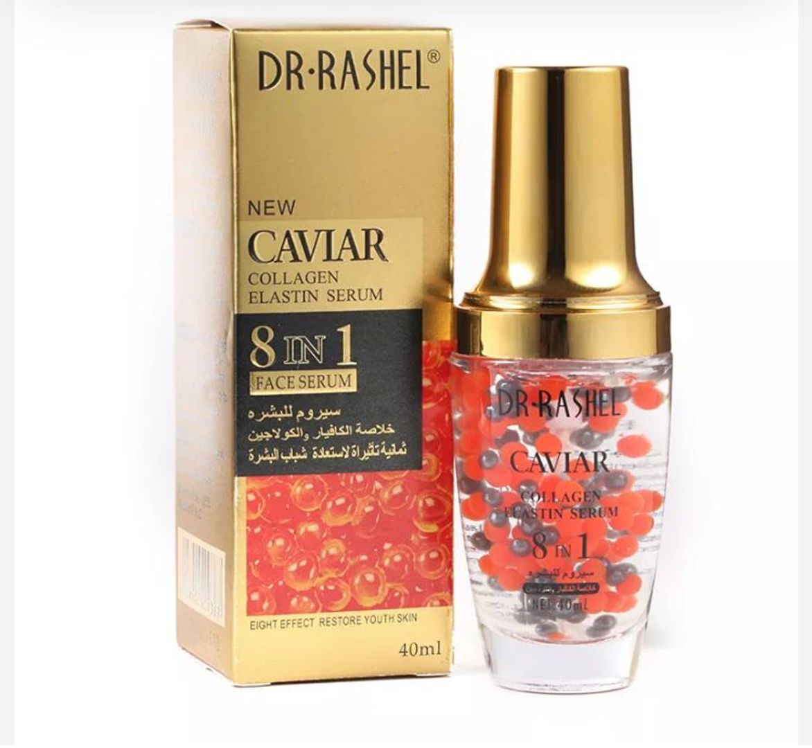 Serum de Caviar con Colágeno elástico 8 en 1 Dr Rashel.