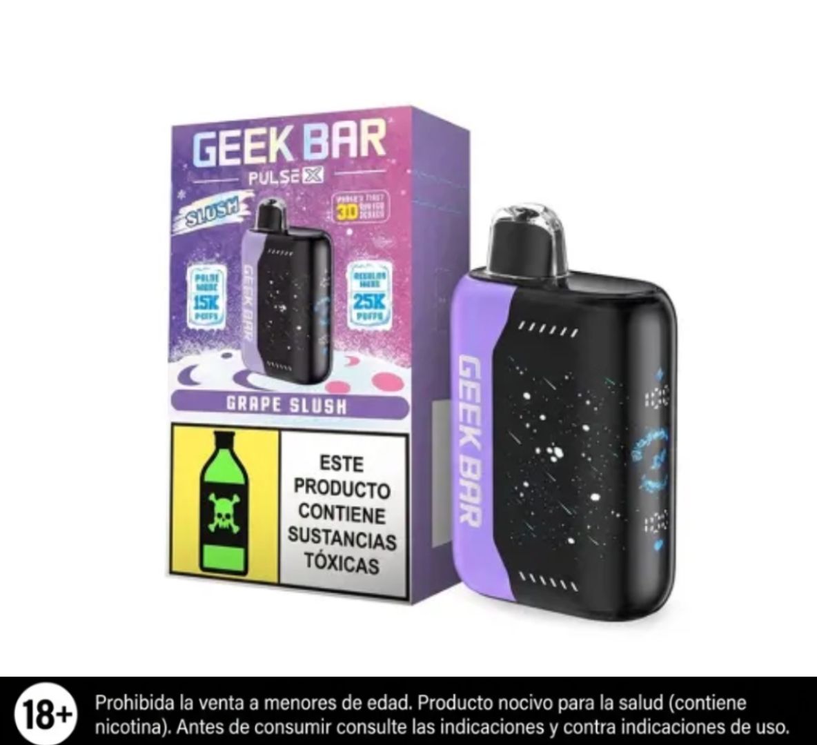 Geek Bar Grape Slush Pulse X 25.000 Puffs