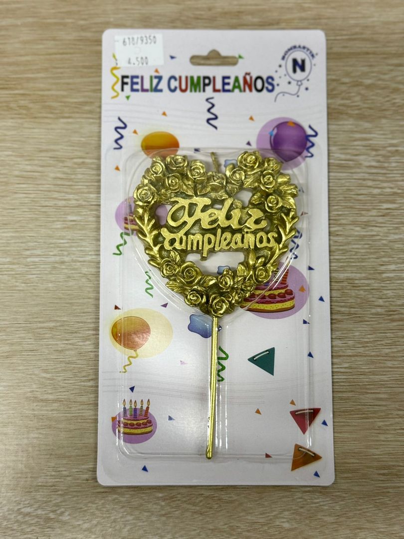 618 VELA FELIZ CUMPLEAÑOS