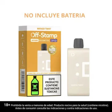 Imagen del producto Pod Off Stamp Mango Twist 16.000 Puffs Recarga