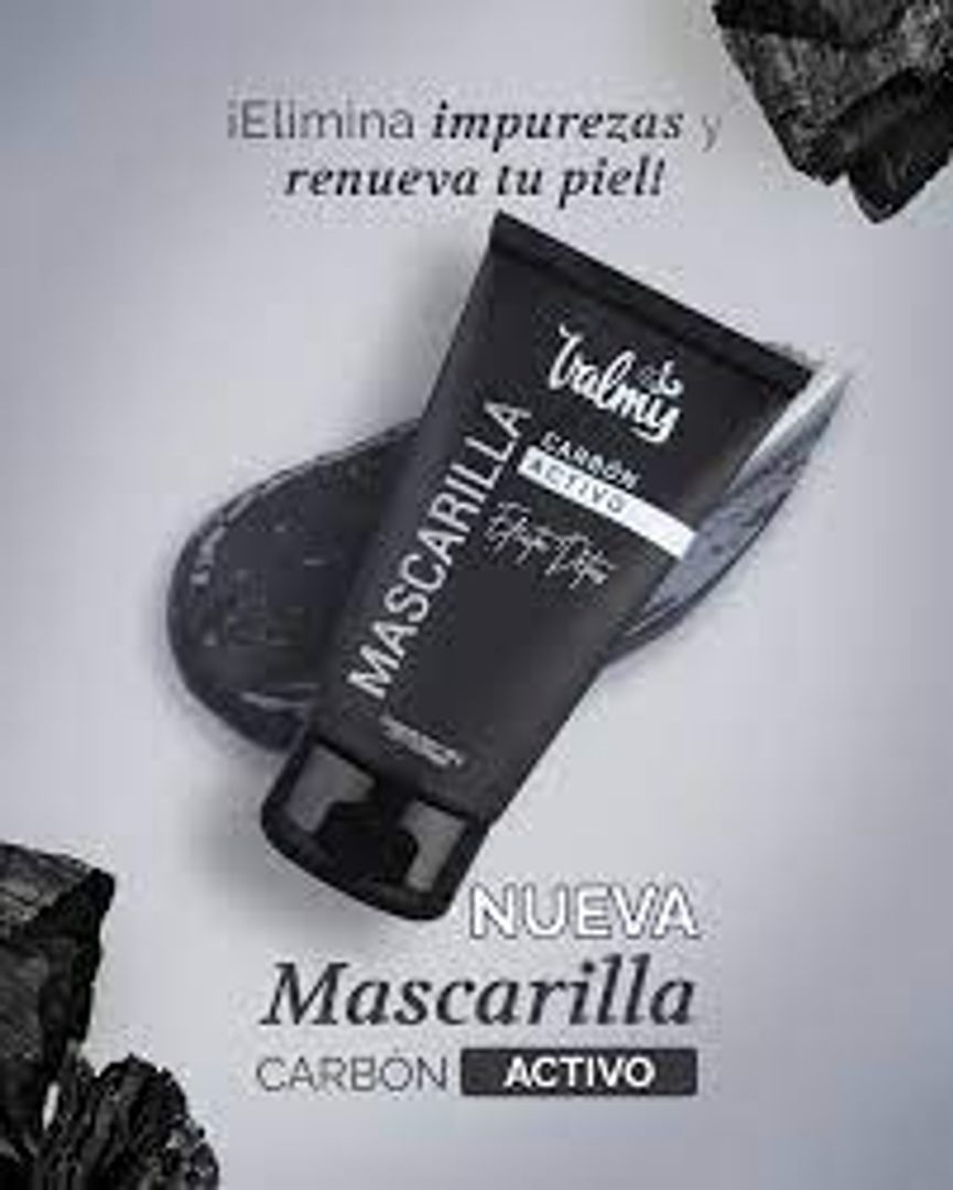 Mascarilla detox carbon activo valmy
