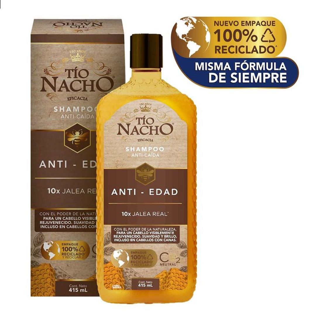 SH TIO NACHO ANTI-EDAD*415ML