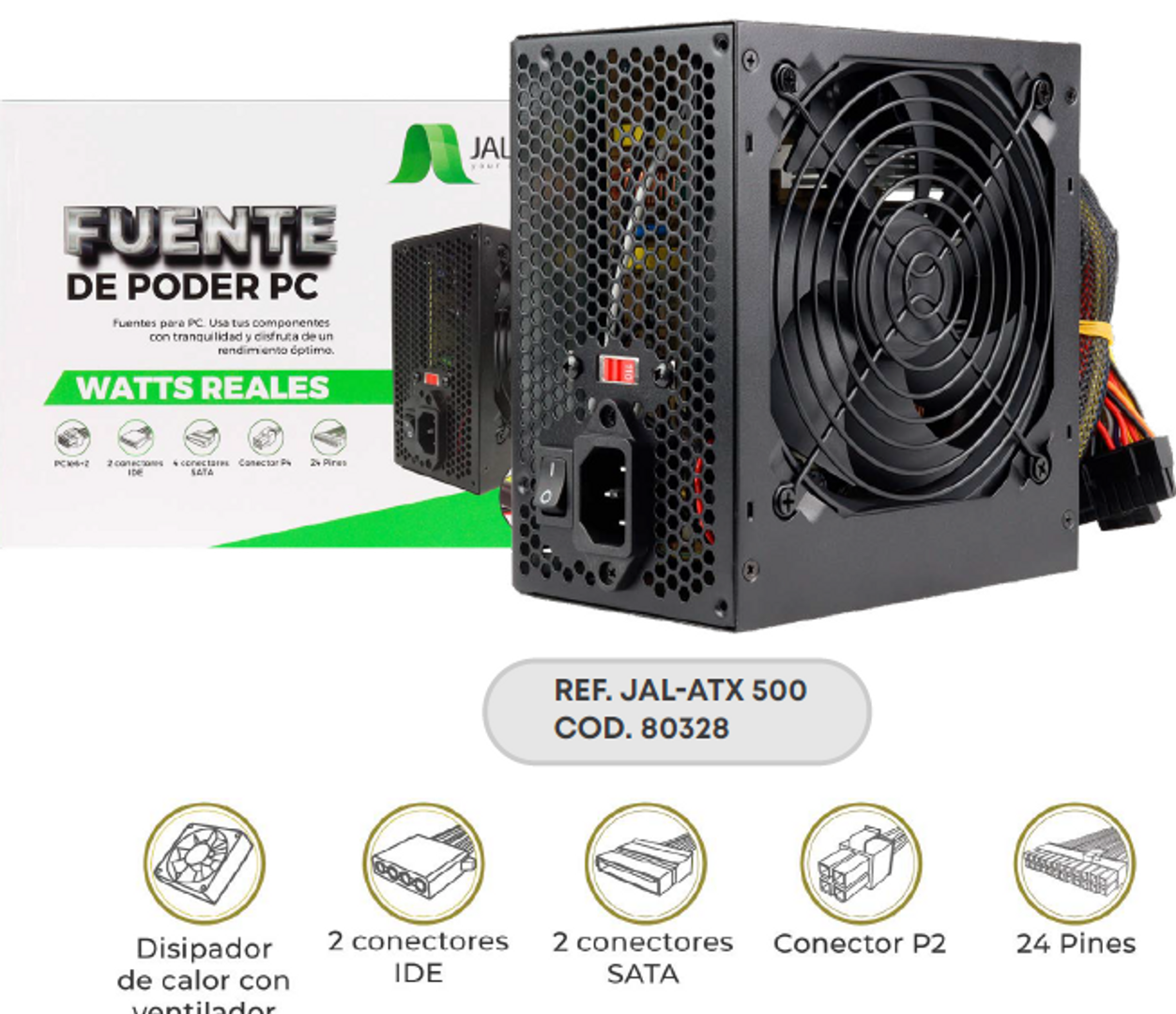 FUENTE DE PODER PC 500W