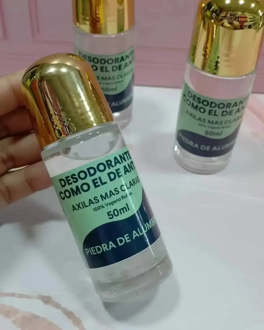 Desodorante con Piedra de Alumbre 100% Natural 