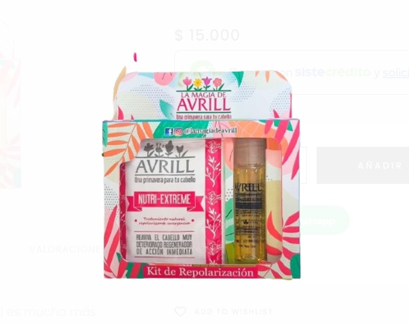 Kit Repolarización La Magia De Avril