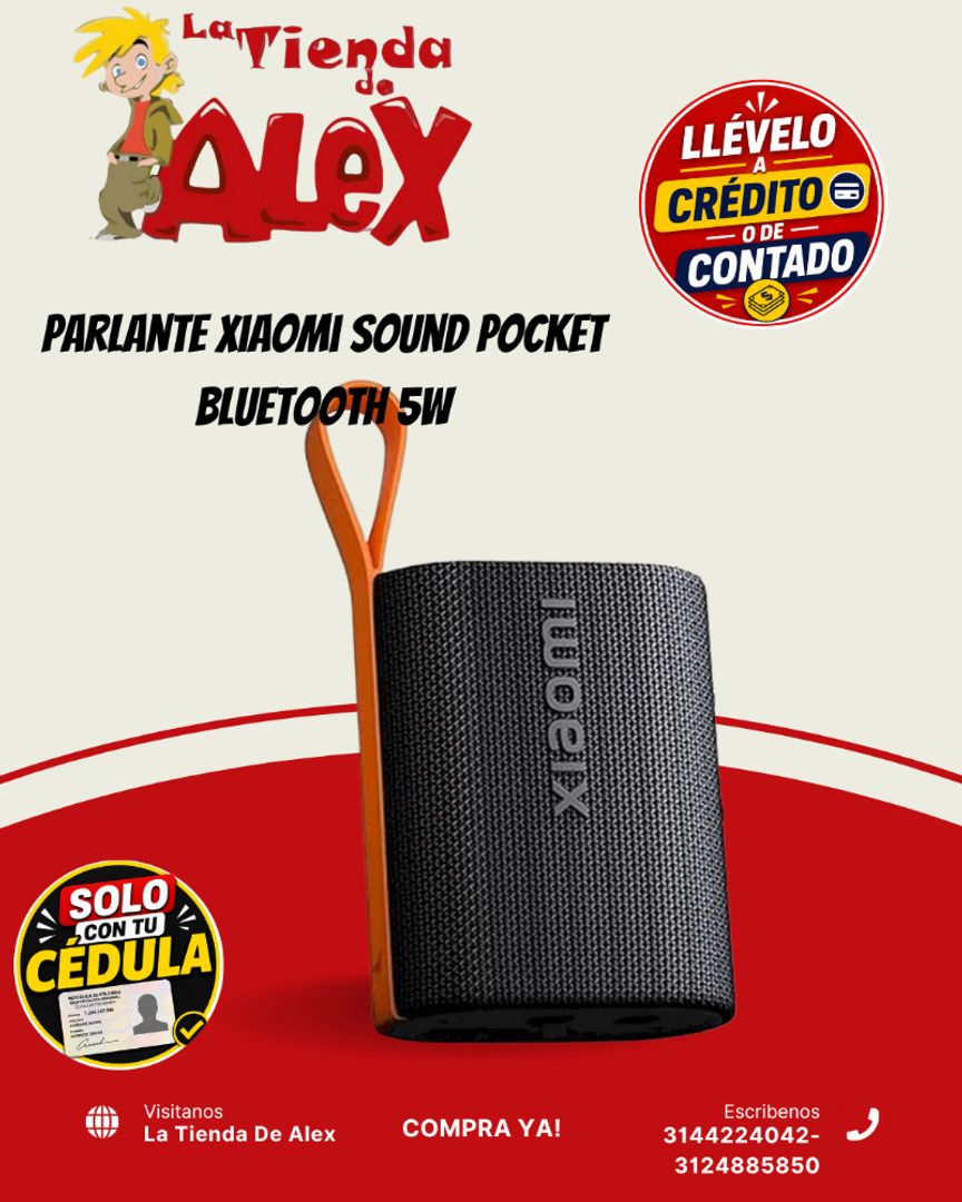 Parlante Xiaomi Sound Pocket Bluetooth 5W
