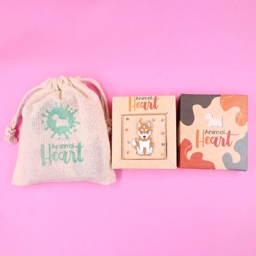 PIN HUSKY MARRÓN - imagen 2