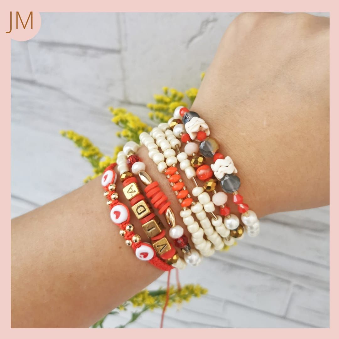 Set pulseras x 8 VIDA