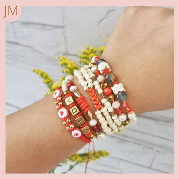 Imagen del producto Set pulseras x 8 VIDA