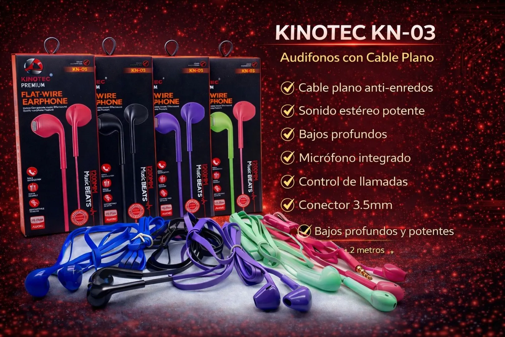 Audífonos Kinotec KN-03