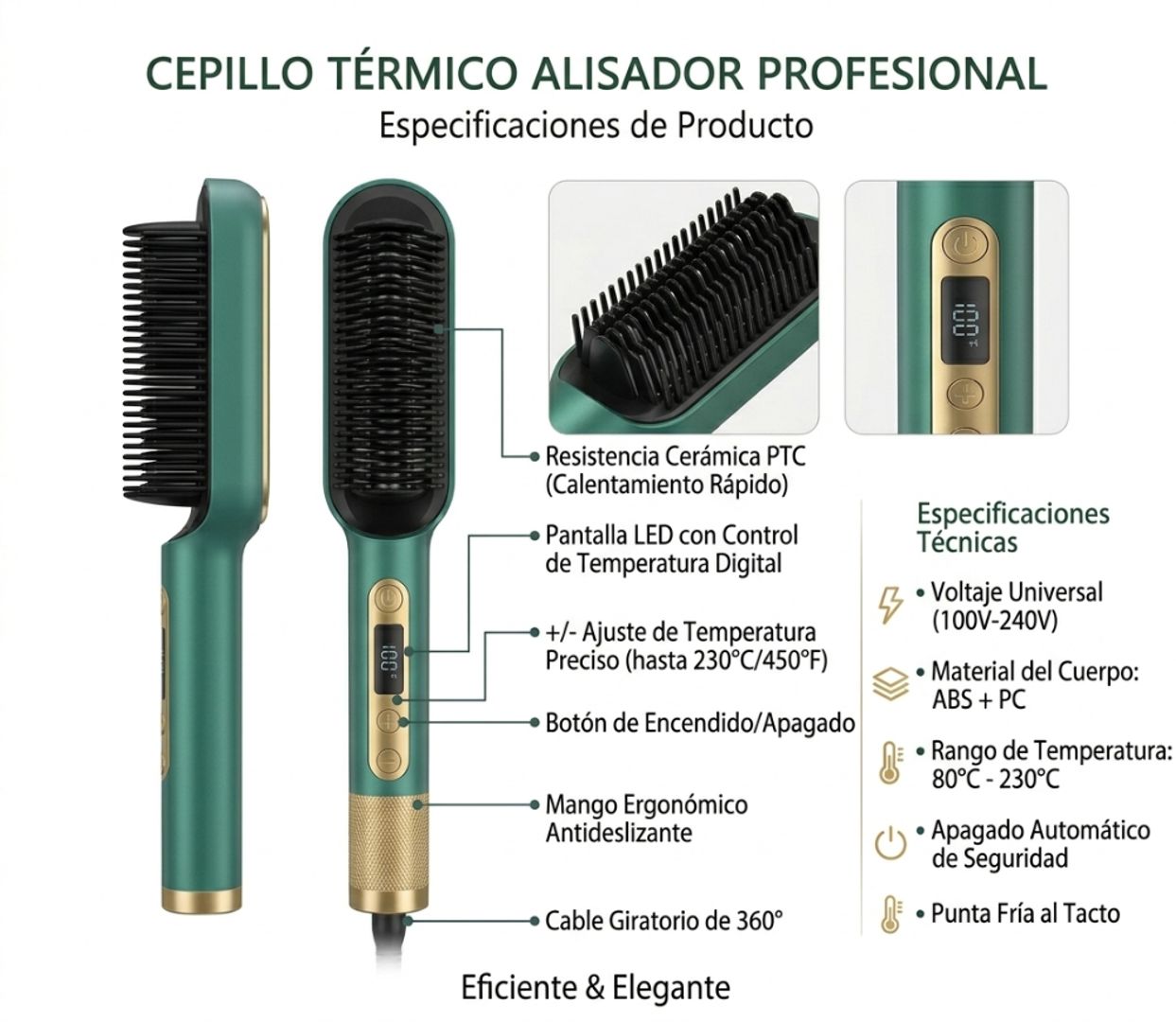 CEPILLO ALISADOR STRAIGHT