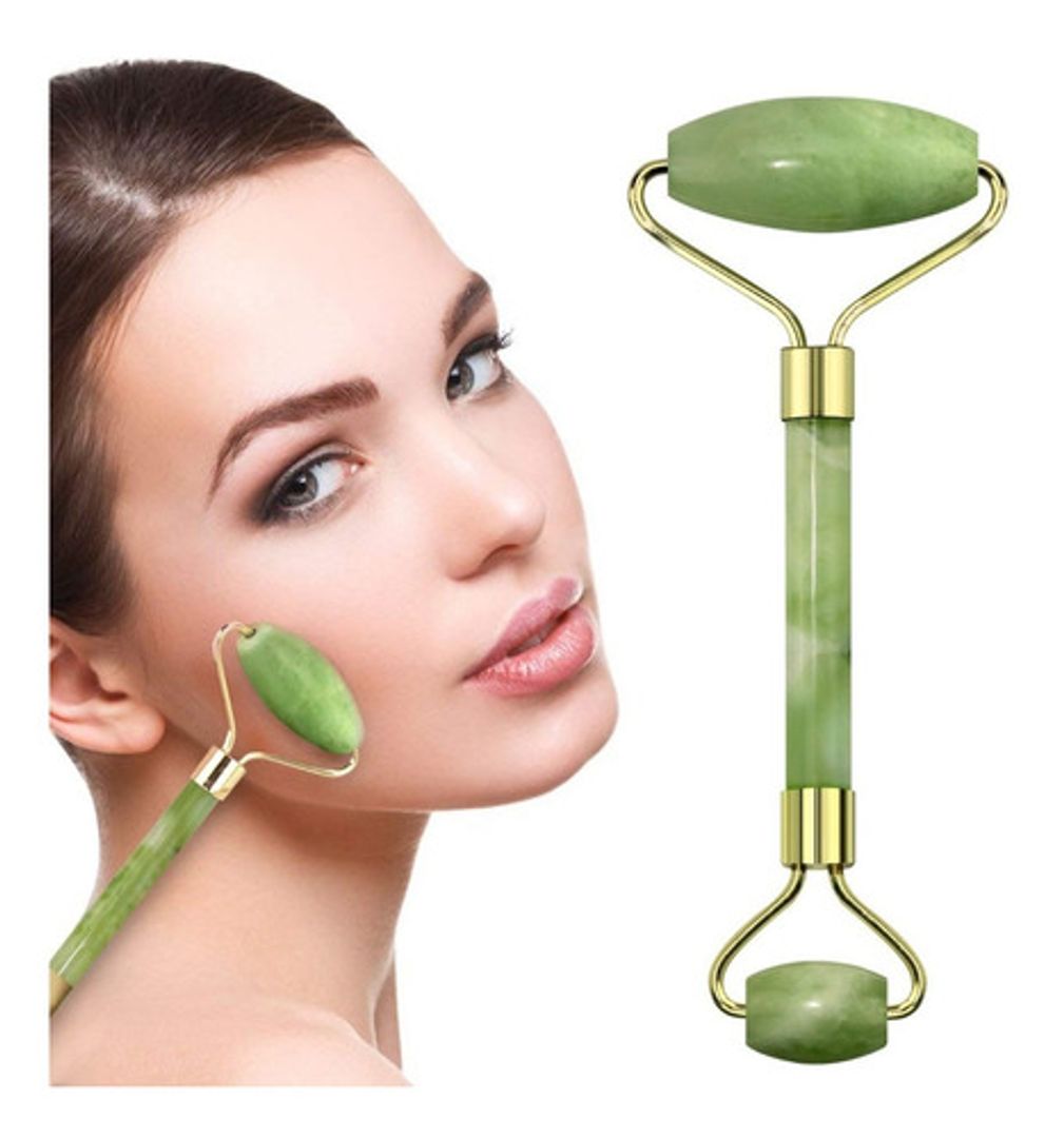 Rodillo Masajeador Piedra Jade 