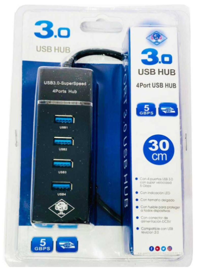 HUB 4 PUERTOS USB 3.0