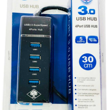 Imagen del producto HUB 4 PUERTOS USB 3.0