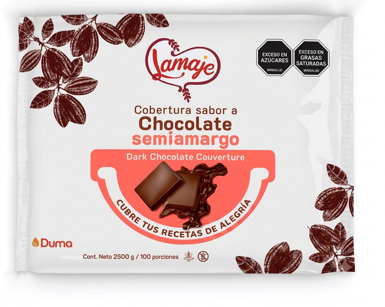COBERTURA SEMIAMARGA LAMAJE NEGRA*2500G