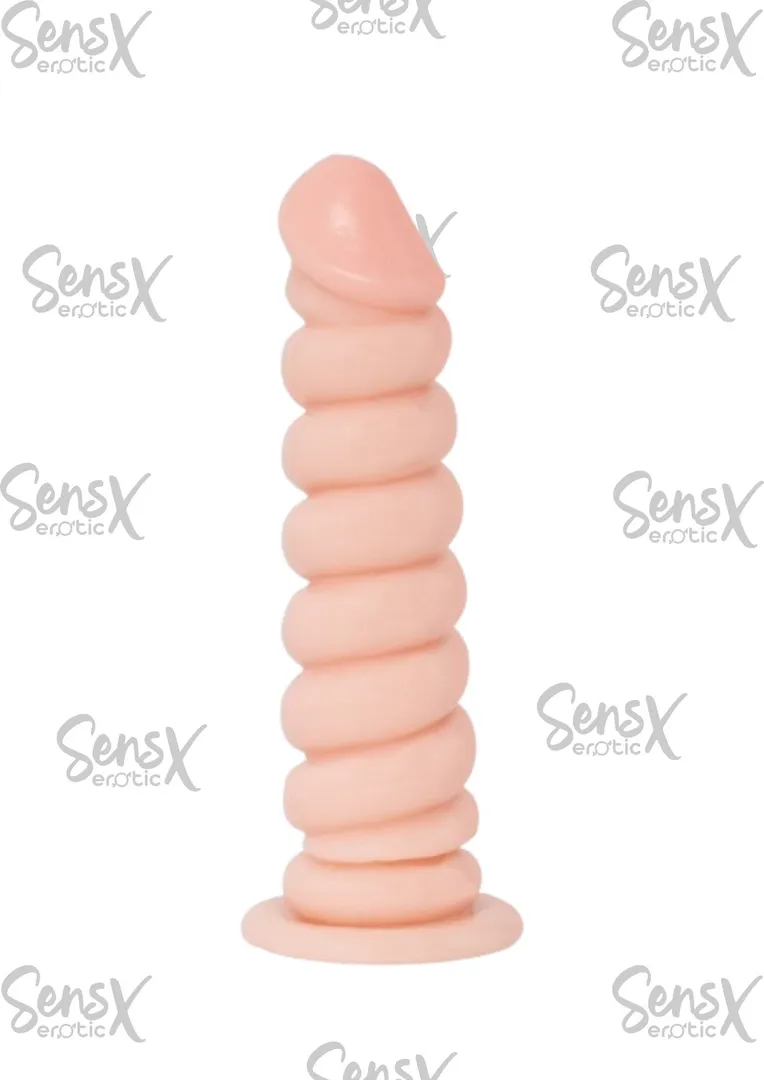 Dildo forma de tornillo 
