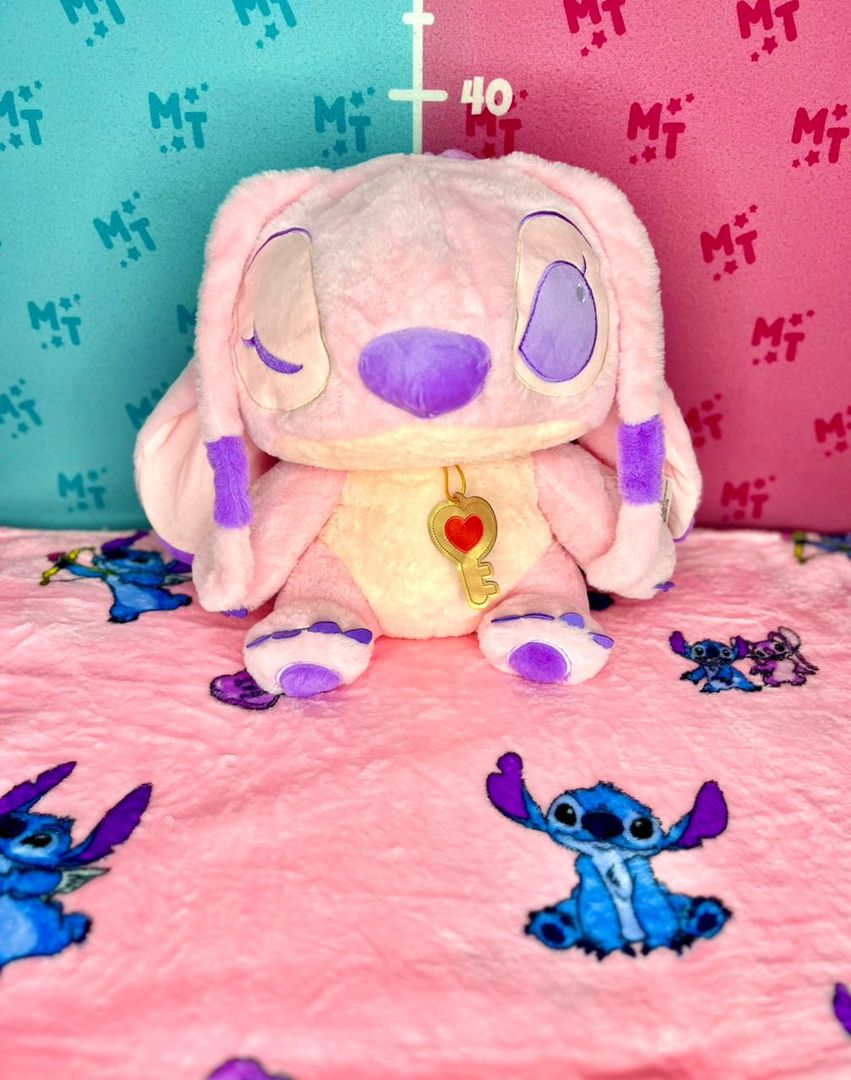 Cobija Stitch Angel Llave corazón
