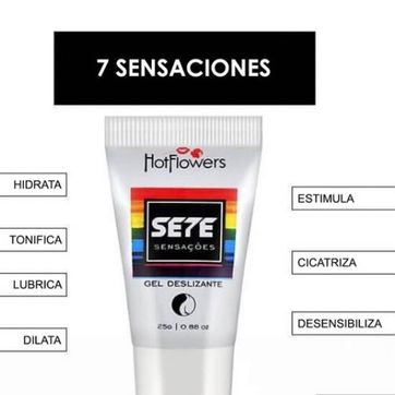 Imagen del producto Gel Lubricante Anal Siete Sensaciones