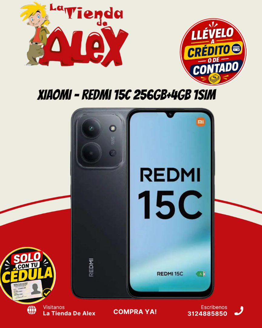 XIAOMI - Redmi 15C 256GB+4GB 1SIM