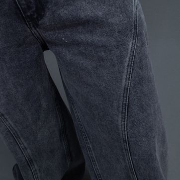JEANS SUPER BAGGY CORTES GRIS - imagen 5