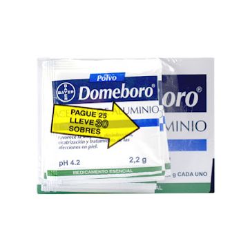 Imagen del producto DOMEBORO (ACETATO ALUMINIO) SOB X 2,2GR