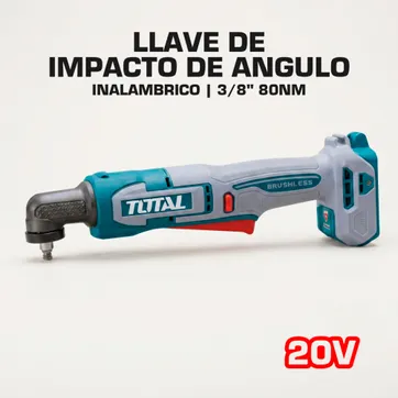 Imagen del producto LLAVE DE IMPACTO DE ANGULO INALAMBRICO 20V 3/8" 80NM