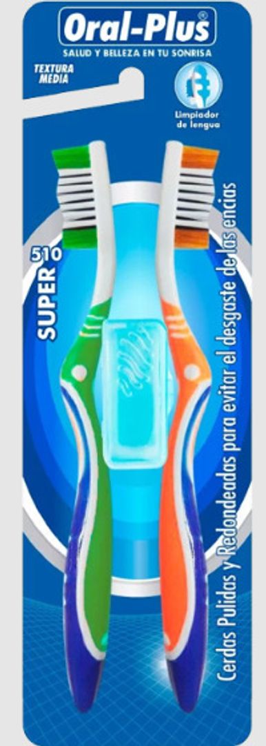 CEPILLO SUPER 510 CUIDADO TOTAL DUO MEDIO