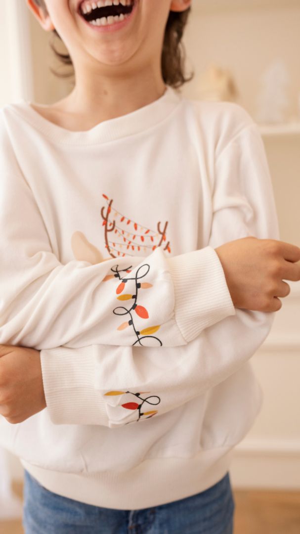 BUSO NIÑOS RENO BOMBILLOS