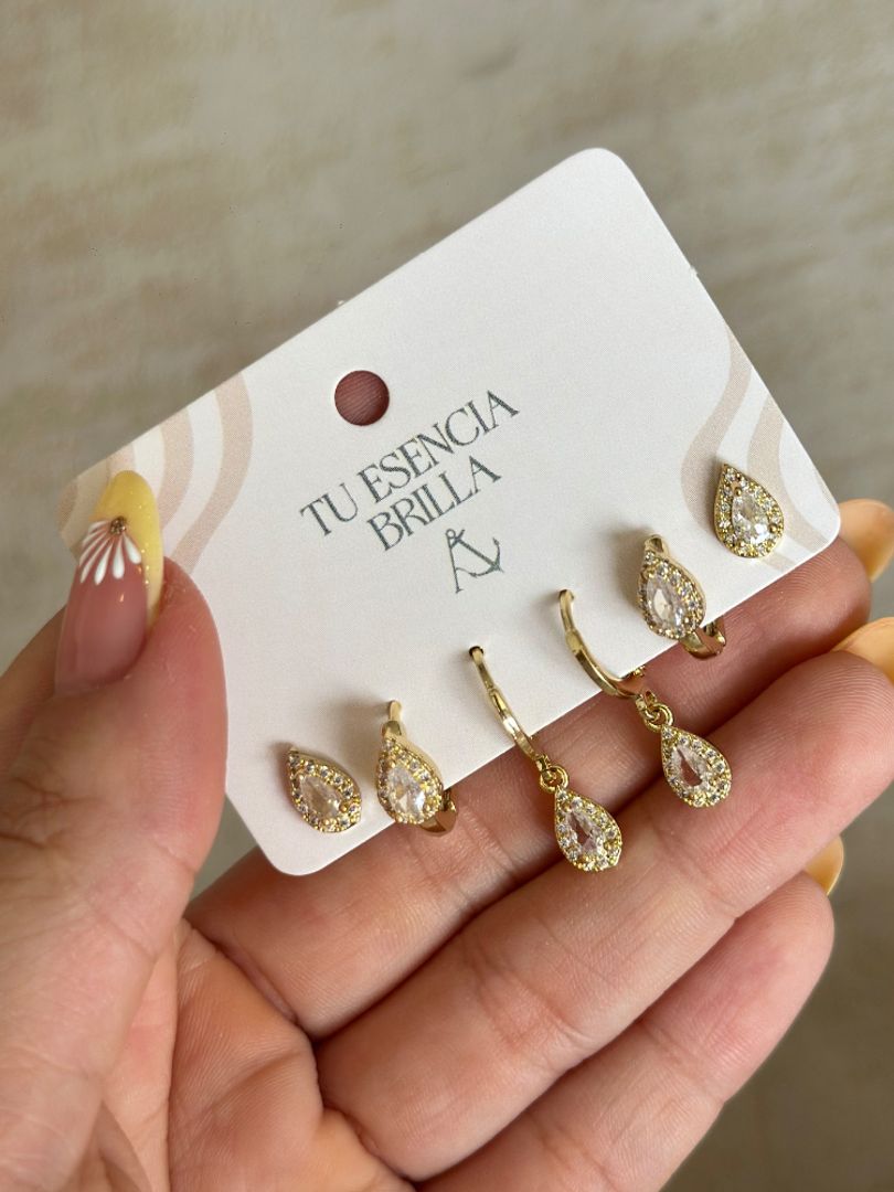 Set trío candonga gota 