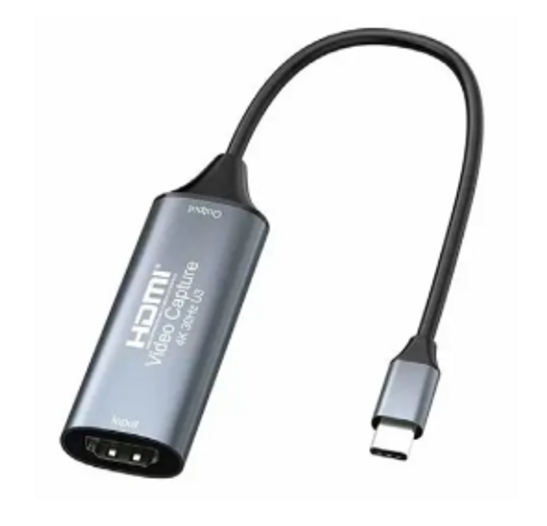 VIDEO CAPTURA CONEXION 2 EN 1 USB/TIPE C