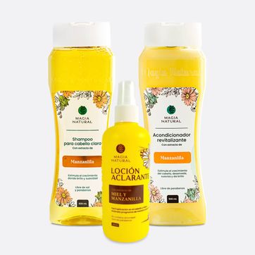 Imagen del producto Kit Aclarante Manzanilla Magia Natural