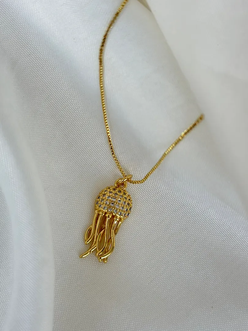 Cadena medusa circonias 