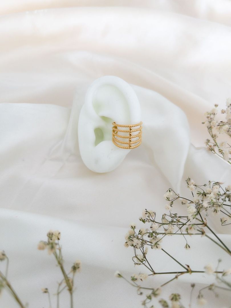 EARCUFF LÍNEAS - ACERO - ITIEL