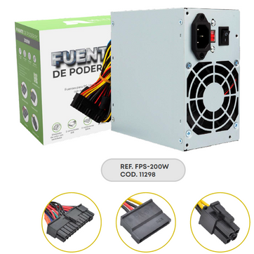 Imagen del producto FUENTE DE PODER 200W 50CMS