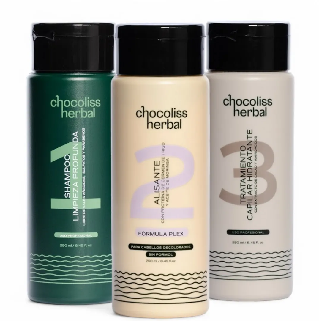 Kit de 250ml Alisante fórmula plex - Cabello decolorados