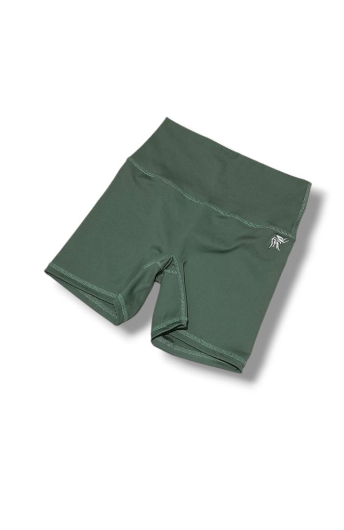 Short sin costura delantera tiro alto Lycra