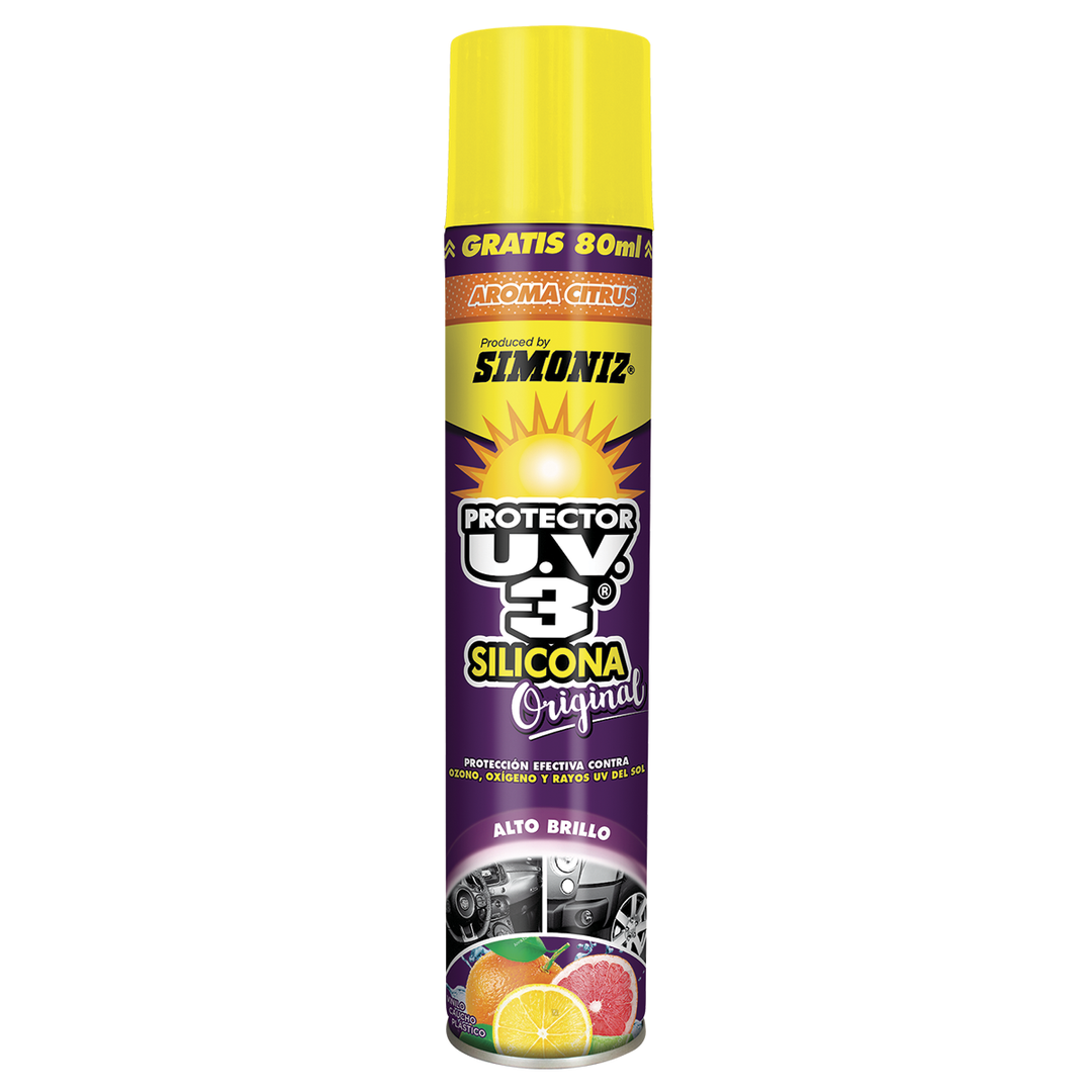 SILICONA PROTECTOR UV3 AEROSOL SIMONIZ X 400 ML CITRUS