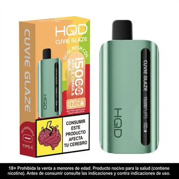 Imagen del producto HQD Glaze Apple Cinna and Milk 15.000 Puffs