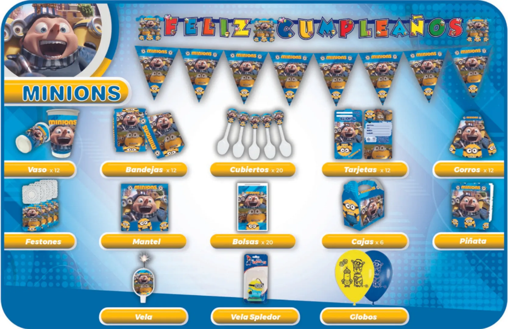 DECORACION MINIUNS