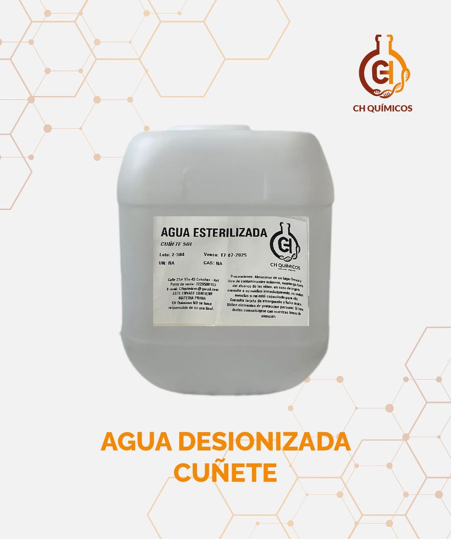 AGUA DESIONIZADA - CUÑETE