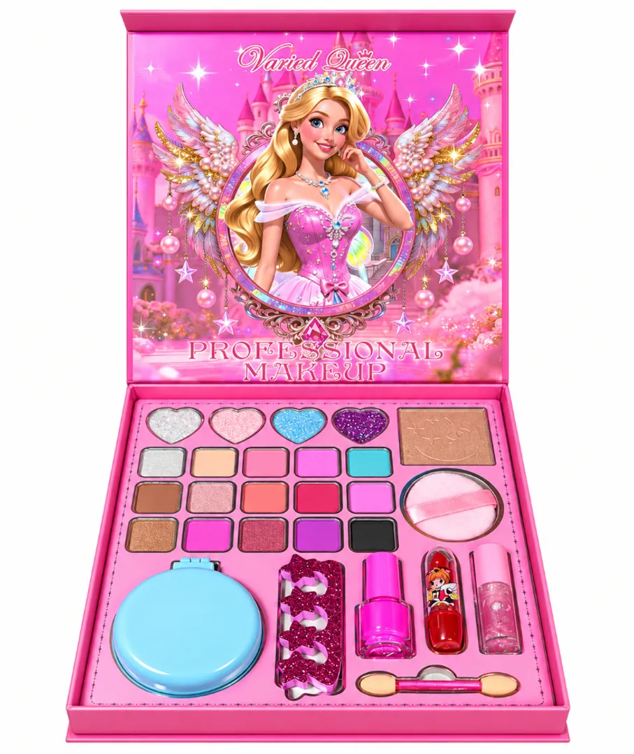 KIT DE MAQUILLAJE INFANTIL CON ACCESORIOS VARIED