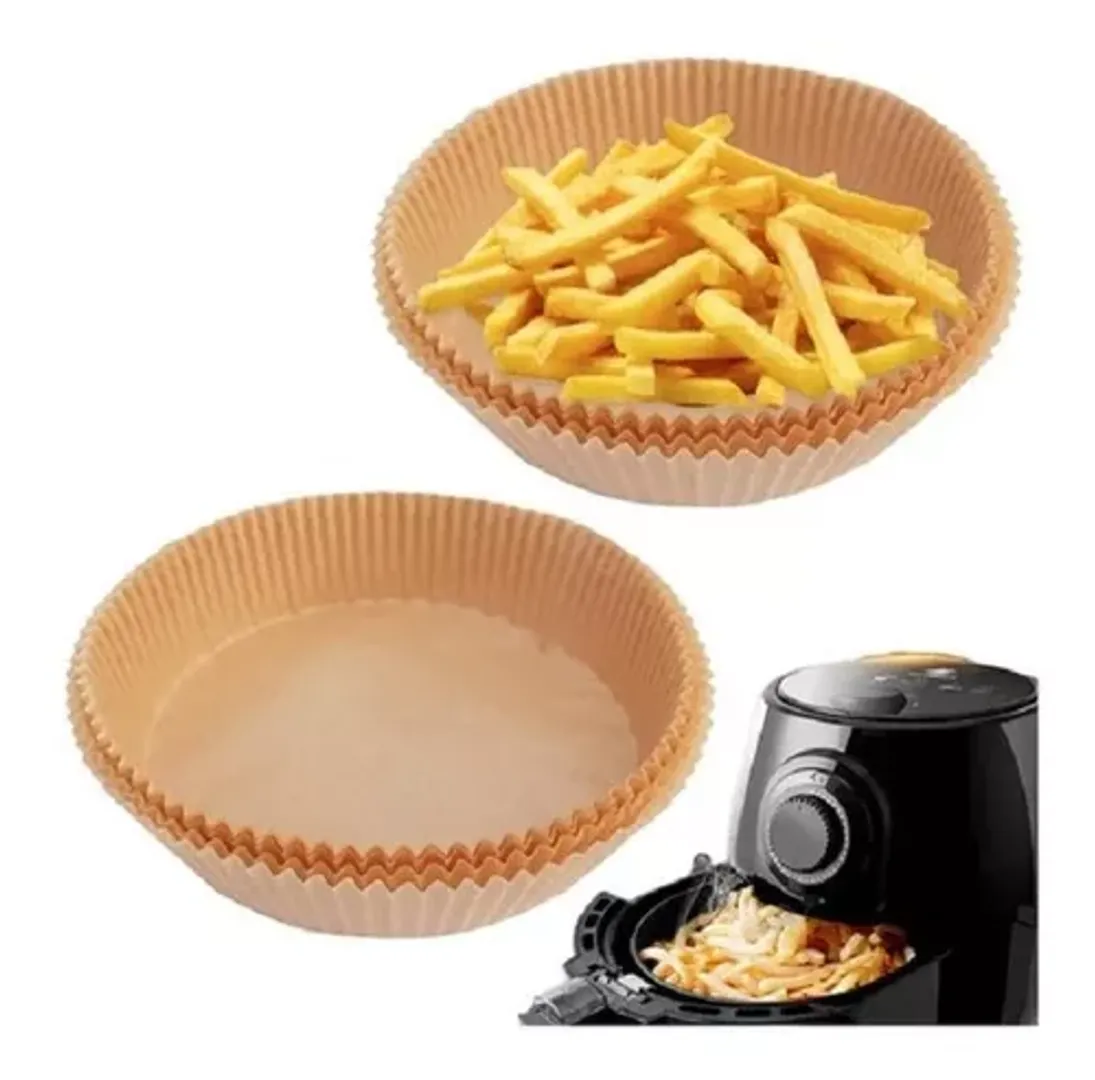 PAPEL ANTIADHERENTE PARA OLLA FREIDORA, AIR FRYER  x 100 unds