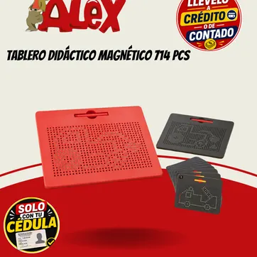 Imagen del producto TABLERO DIDÁCTICO MAGNÉTICO 714 PCS