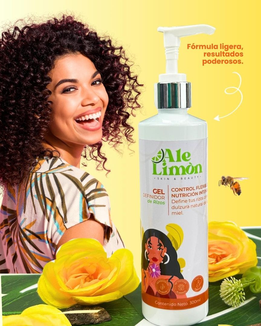 Gel definidor de Rizos Alelimon Beauty 