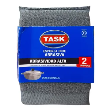 Imagen del producto B. ESPONJA INOXIDABLE ABRASIVA X 2 UND TASK